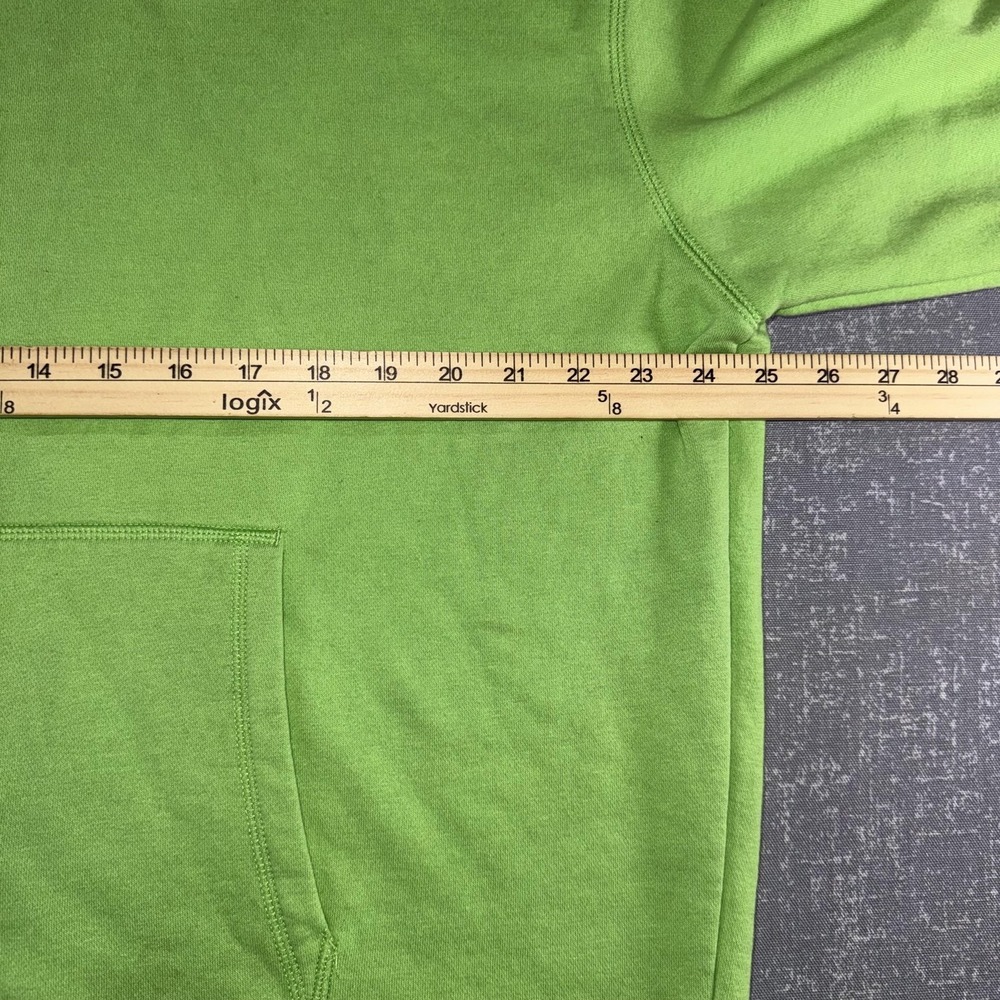 Champion Hoodie Mens XL Green Classic Fleece Pullover‎ Kangaroo Pocket Logo - Picture 7 of 9